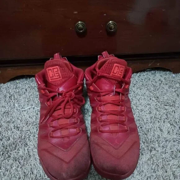 Jordan CP3.IX Red US Size 13 Men - 810868-605 AUTHENTIC Moderately Worn - Picture 6 of 7